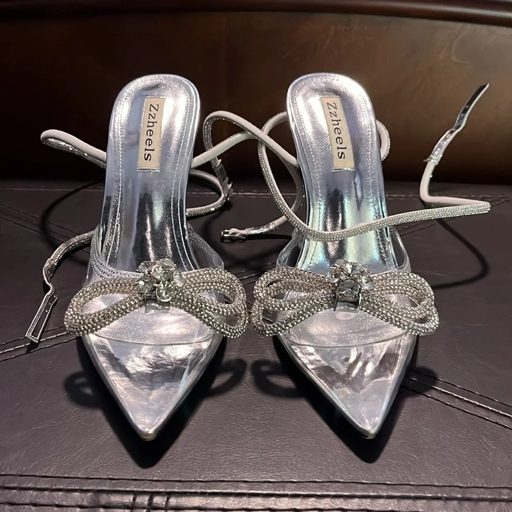 Silver Women's Shoes - Picture 2 of 10